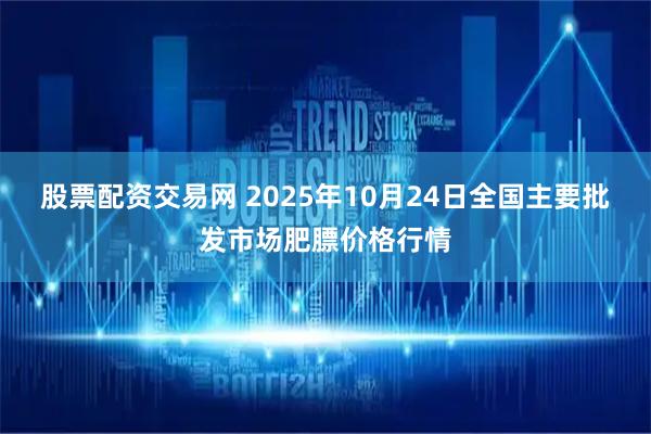 股票配资交易网 2025年10月24日全国主要批发市场肥膘价格行情